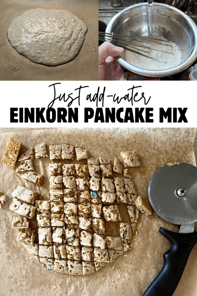 einkorn pancake mix pinterest pin